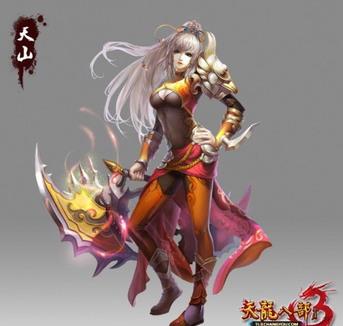 玩新开天龙八部sf游戏中天山门派的连招选择