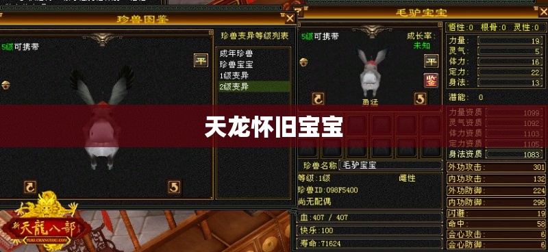 天龙怀旧宝宝 天龙怀旧宝宝