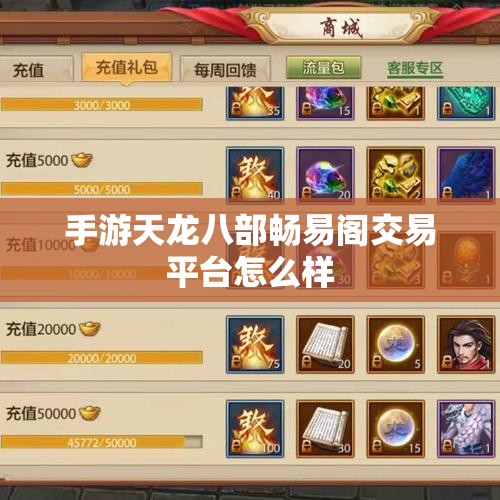 手游天龙八部畅易阁交易平台怎么样 手游天龙八部畅易阁交易平台怎么样