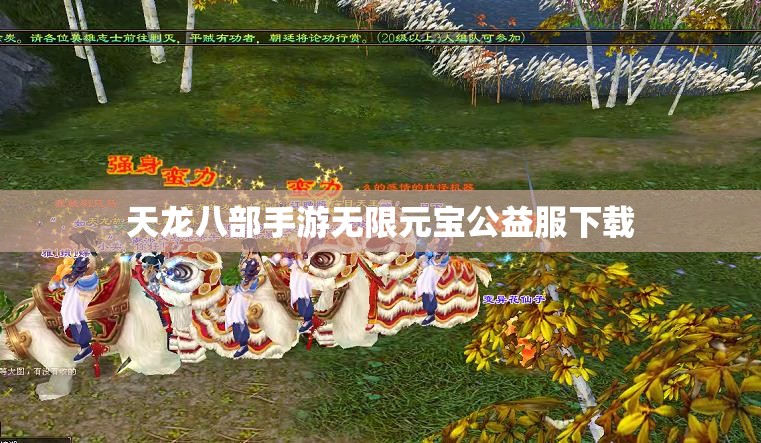 天龙八部私服无限元宝公益服下载