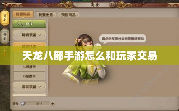 天龙八部私服怎么和玩家交易