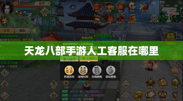 天龙八部私服人工客服在哪里