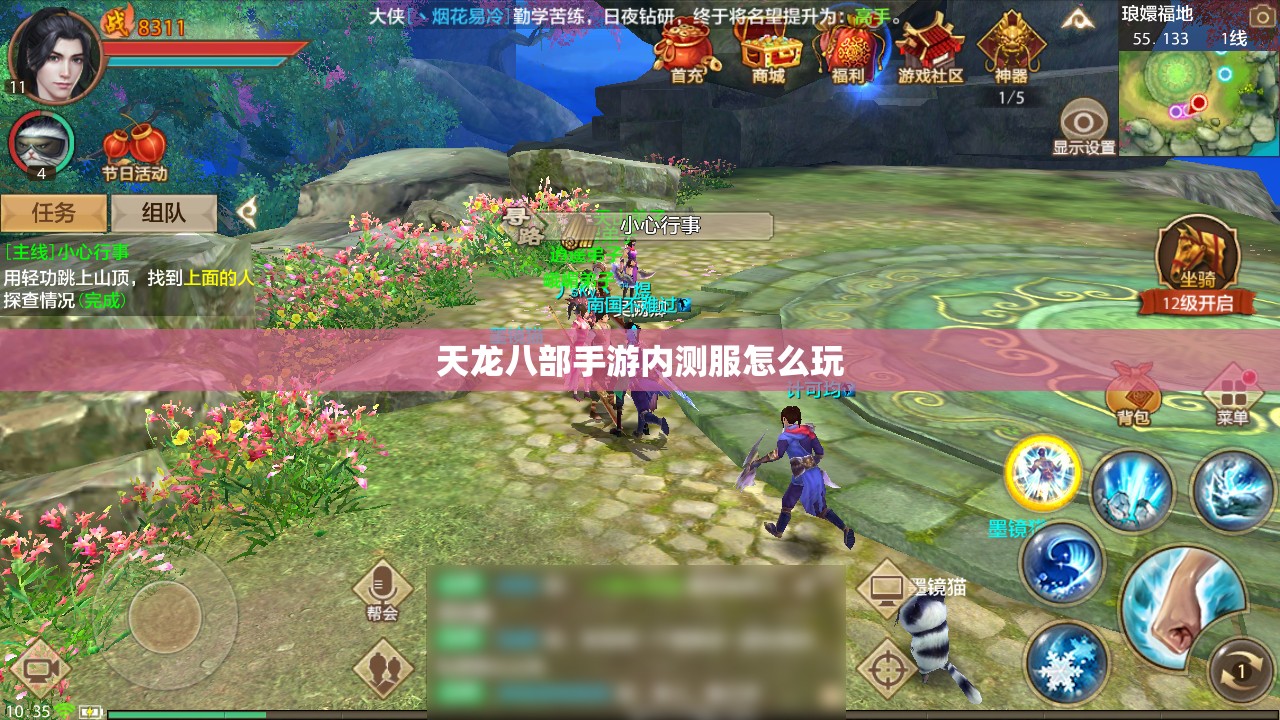 天龙八部私服内测服怎么玩