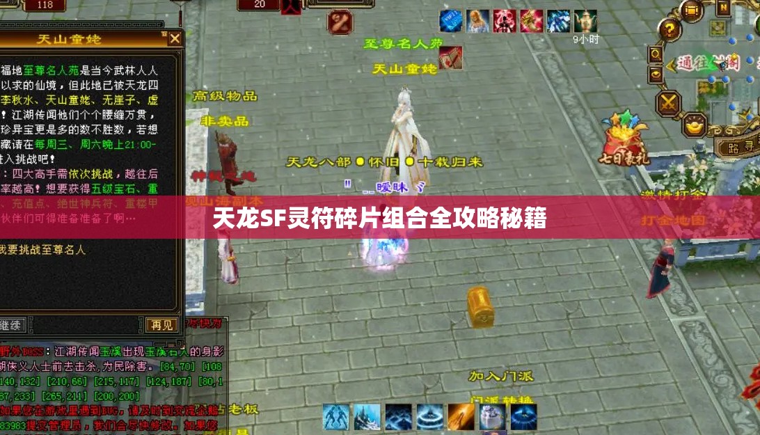 天龙SF灵符碎片组合全攻略秘籍 天龙SF灵符碎片组合全攻略秘籍