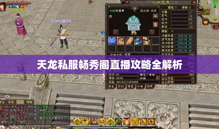 天龙私服畅秀阁直播攻略全解析 天龙私服畅秀阁直播攻略全解析