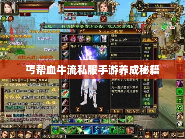 丐帮血牛流私服手游养成秘籍 丐帮血牛流私服手游养成秘籍