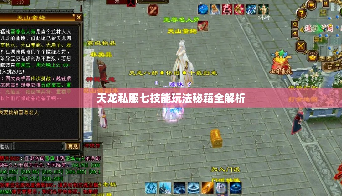 天龙私服七技能玩法秘籍全解析 天龙私服七技能玩法秘籍全解析