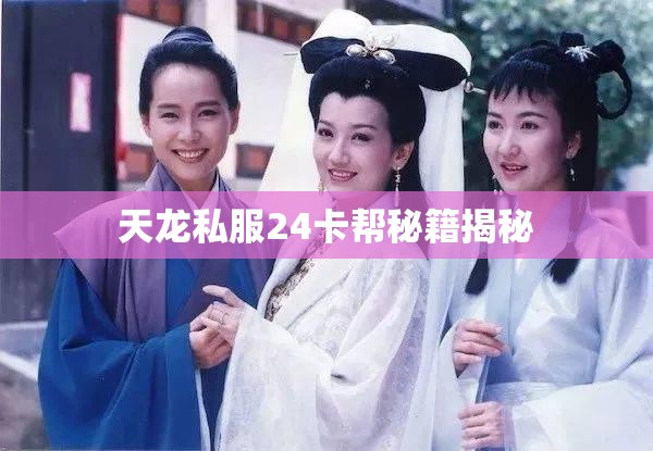 天龙私服24卡帮秘籍揭秘 天龙私服24卡帮秘籍揭秘