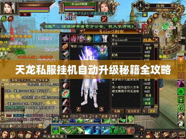 天龙私服挂机自动升级秘籍全攻略 天龙私服挂机自动升级秘籍全攻略