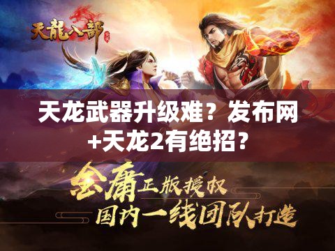 天龙武器升级难？发布网+天龙2有绝招？