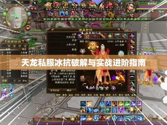 天龙私服冰抗破解与实战进阶指南 天龙私服冰抗破解与实战进阶指南