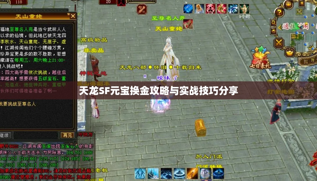 天龙SF元宝换金攻略与实战技巧分享 天龙SF元宝换金攻略与实战技巧分享