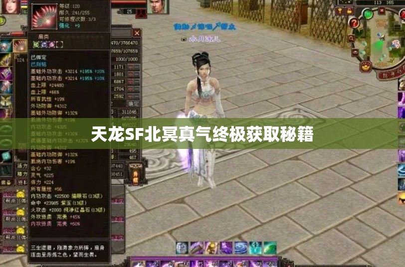 天龙SF北冥真气终极获取秘籍 天龙SF北冥真气终极获取秘籍