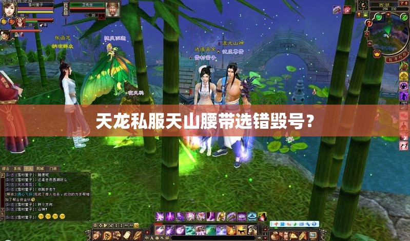 天龙私服天山腰带选错毁号? 天龙私服天山腰带选错毁号?