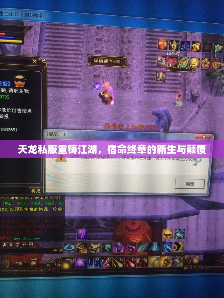 天龙私服重铸江湖,宿命终章的新生与颠覆 天龙私服重铸江湖,宿命终章的新生与颠覆